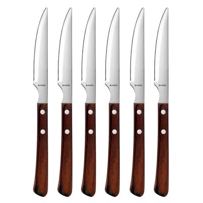 BRASERO - Magnetic box of 6 steak knives - AMEFA
