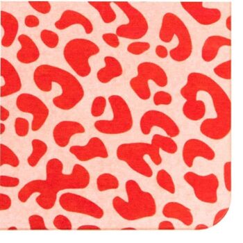 Tapis de bain antidérapant en pierre rose à imprimé léopard 3