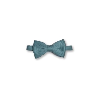 Children's Teal knitted bow tie
