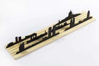 Formes de l'horizon 3D de la silhouette de la ville de Barcelone (modèle de jouet et de décoration d'architecture) 2