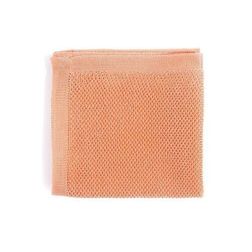 Coral fusion knitted pocket square set