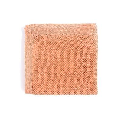 Coral fusion knitted pocket square set