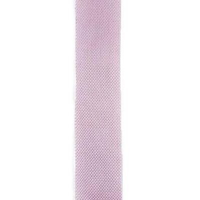 Dusty pink knitted tie