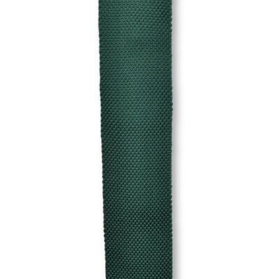 Cravate tricotée verte