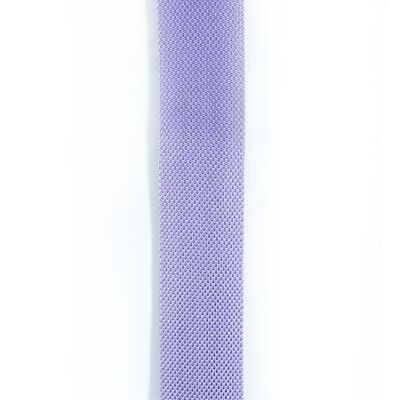 Lavender knitted tie