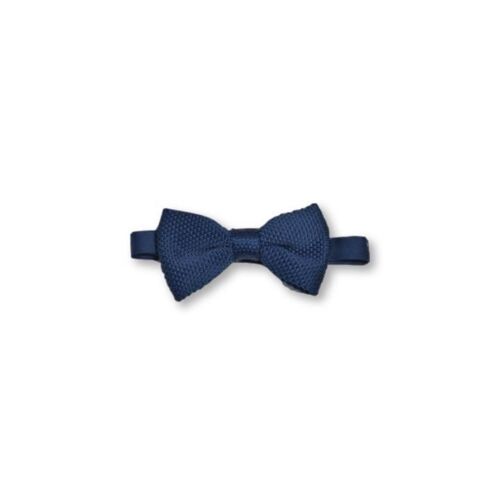 Midnight Blue Children's Knitted Bow Tie