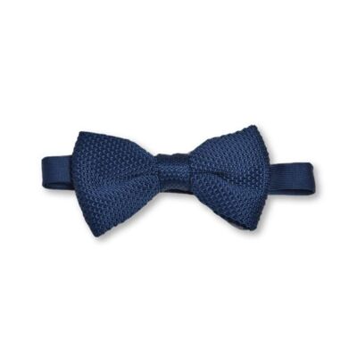 Midnight Blue Knitted Bow Tie | Wedding