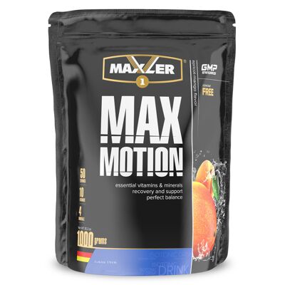Maxler Max Motion, Abricot-Mangue, 1000g, Boisson isotonique en poudre