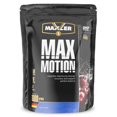 Maxler Max Motion, Cerise, 1000g, Boisson isotonique en poudre