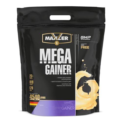 Maxler Mega Gainer, Vanilleeis, 4540g, Weight Gainer