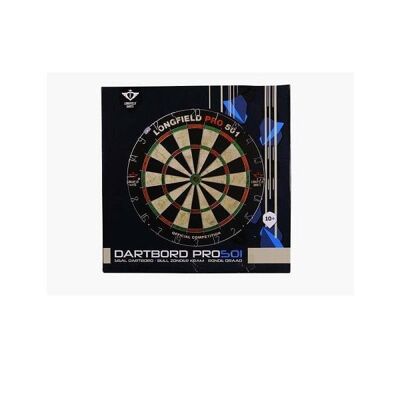 Dartbord Pro 501, Chinees sisal, vrije bull, ronde draad wedstrijddartbord