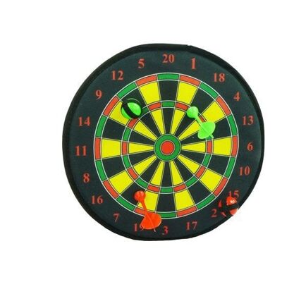 Klittenband Dartbord 36cm met ballen en pijlen