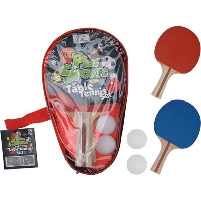 Tafeltennisset 4-delig (set is 2 bats en 2 ballen)