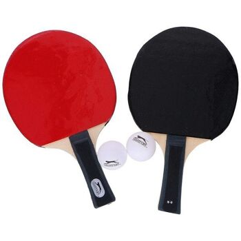 Set de ping-pong Slazenger dans coffret de luxe avec 2 raquettes et 2 balles 2