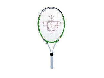 Raquette de tennis 25", Aluminium, avec 2 balles de tennis, verte 1