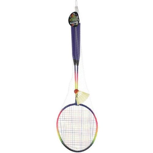 Badmintonset Set 2 rackets en pluim 62cm