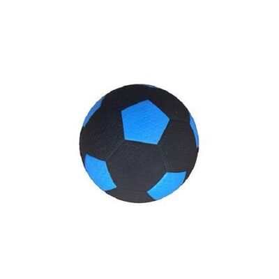 Rubber straatvoetbal blauw maat 5