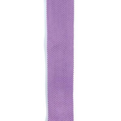 Purple knitted tie