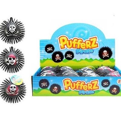 Toi Toys Pufferbal piraat met licht 12cm