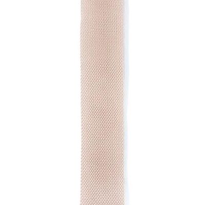 Rose quartz knitted tie