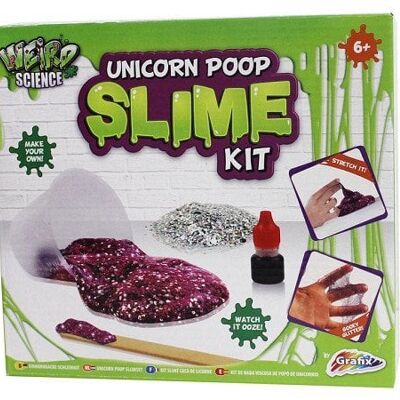 Weird Science Unicorn glitter poep slime kit