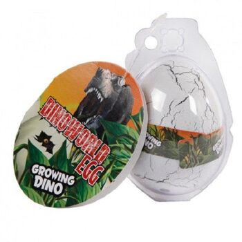 Oeuf DinoWorld avec dinosaure en croissance 6cm (blister) 1