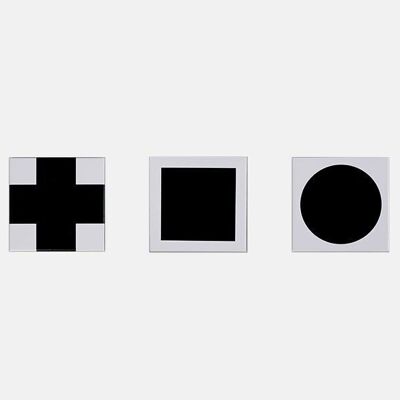 Magneti artistici Suprematismo Malevich (3 pezzi)
