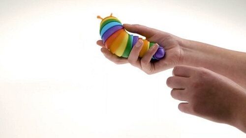 Magic Fidget rainbow caterpillar 19cm