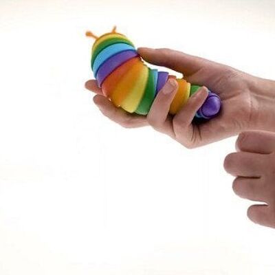 Magic Fidget rainbow caterpillar 19cm