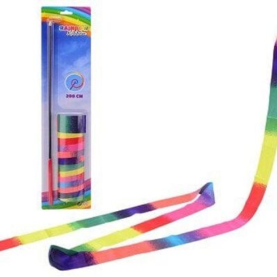 John Toy Outdoor Fun Rainbow ribbon 200cm