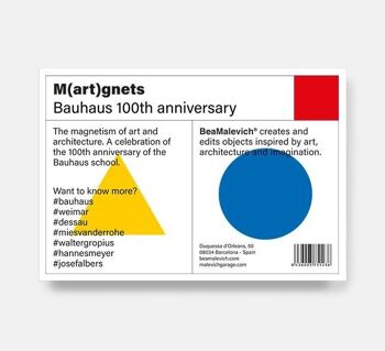 Aimant d'architecture anniversaire Bauhaus Dessau (6 pièces) 6