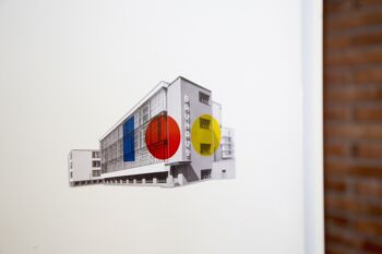 Aimant d'architecture anniversaire Bauhaus Dessau (6 pièces) 3