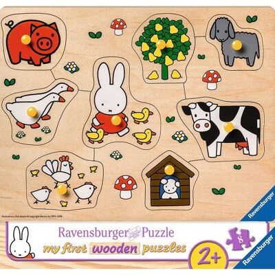 Ravensburger Nijntje op de Boerderij houten puzzel