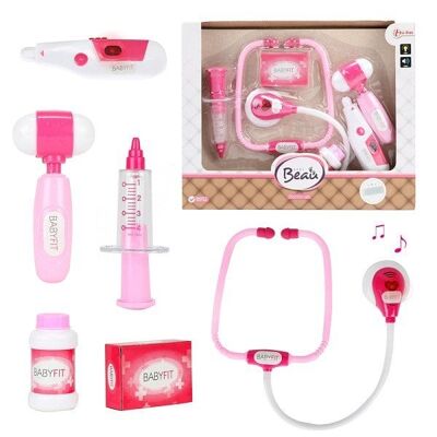 Toi Toys Beau Doktersset met licht en geluid roze