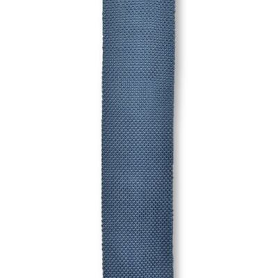 Stone Blue knitted tie