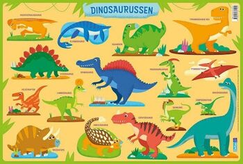 Sous-verres éducatifs Deltas - Dinosaures