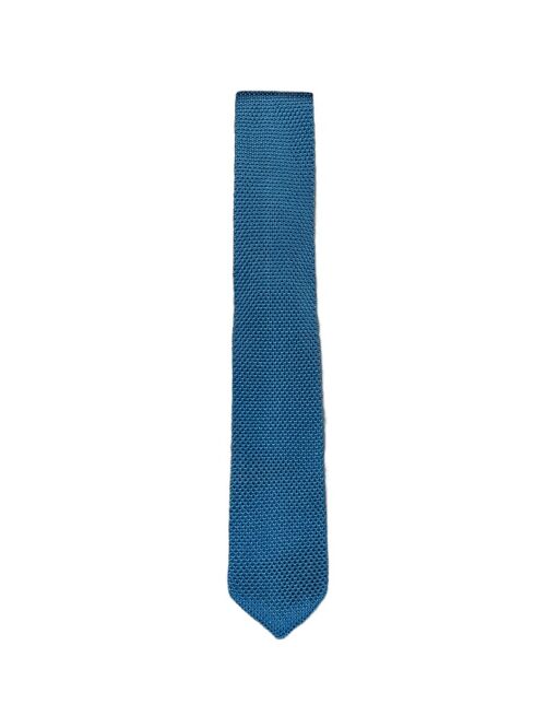 Teal Knitted Tie