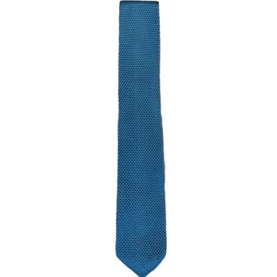 Teal Knitted Tie