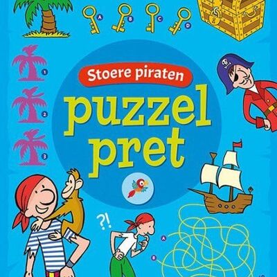 Deltas Stoere piraten - Puzzelpret 6-8 jaar puzzelboek