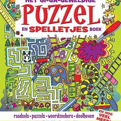 Deltas Het giga-geweldige puzzel- en spelletjesboek