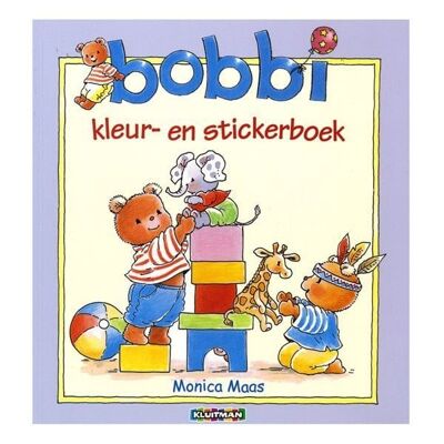Kluitman Bobbi kleur en stickerboek