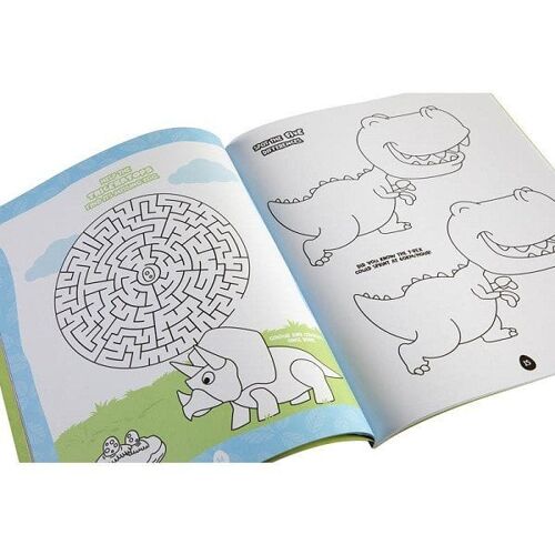 Grafix Dino Activiteit- en stickerboek 24 blz