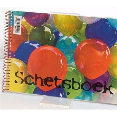 Schetsboek ballon 148x210 10st