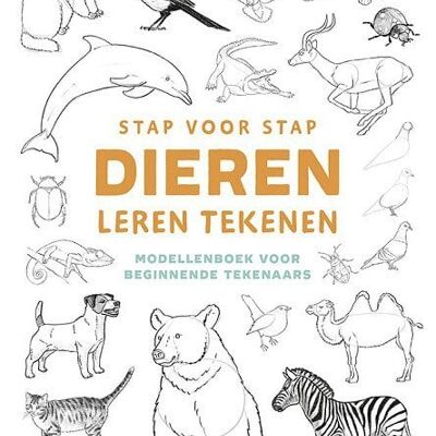 Deltas Stap voor stap dieren leren tekenen