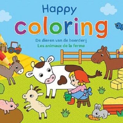 Deltas Happy Coloring - De dieren van de boerderij