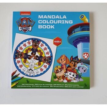 Paw Patrol Mandala livre de coloriage 48 pages à colorier