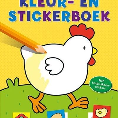 Deltas Mijn eerste woordjes kleur- en stickerboek (3-5jr.)