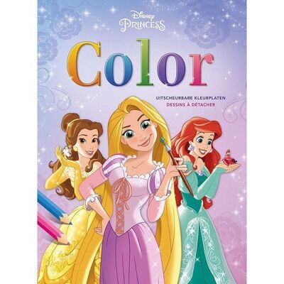 Deltas Disney Color Princess (uitscheurbare kleurplaten) 48 pagina's