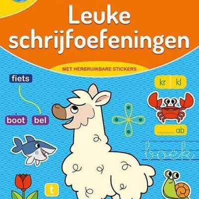 Oefenboek met stickers- leuke schrijfoefeningen 6-7 jaar