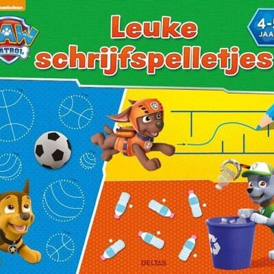 Deltas Paw Patrol leuke schrijfspelletjes (4-5jr)